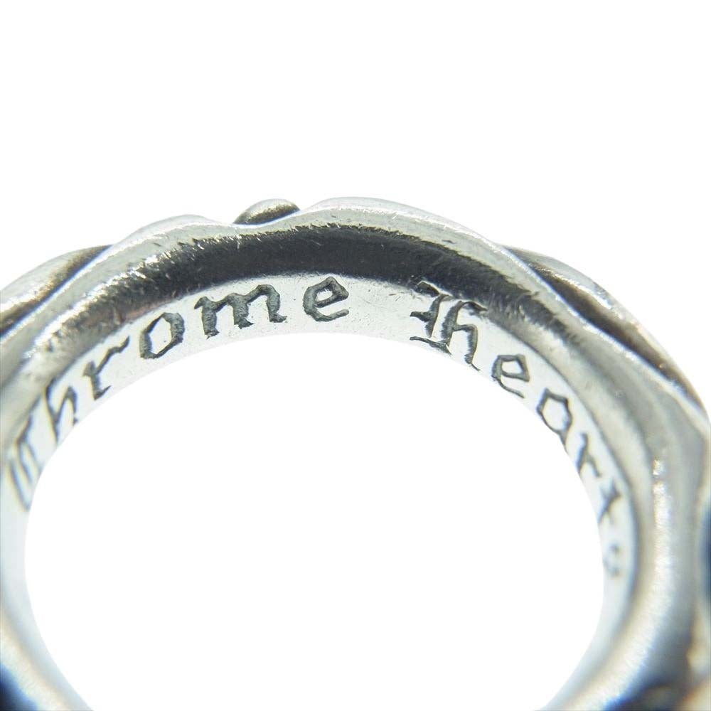 CHROME HEARTS クロムハーツ（原本無） SCRL BAND スクロール バンド リング シルバー系 10号【中古】