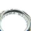CHROME HEARTS クロムハーツ（原本無） SCRL BAND スクロール バンド リング シルバー系 10号【中古】