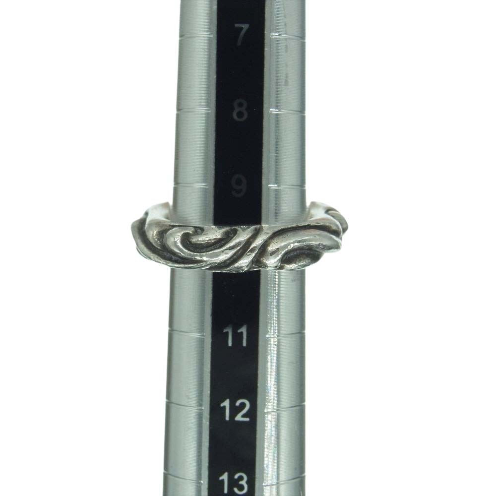 CHROME HEARTS クロムハーツ（原本無） SCRL BAND スクロール バンド リング シルバー系 10号【中古】
