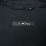 COMOLI コモリ 23SS X01-01027 リネンドット シャツジャケット ブラック系 2【中古】