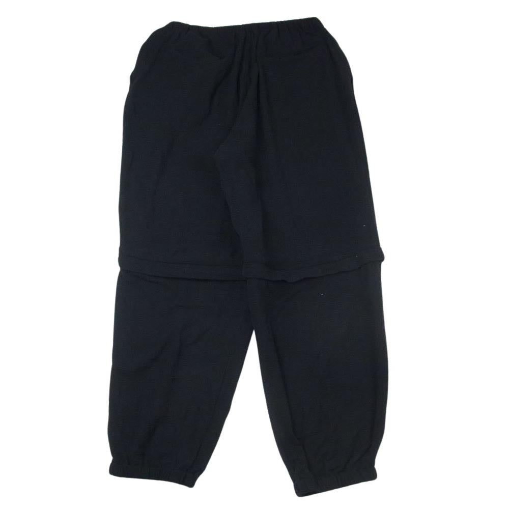 COMOLI コモリ 24SS Z01-03024 シルクネップ ビエラ コンバーティブル パンツ ブラック系 2【中古】