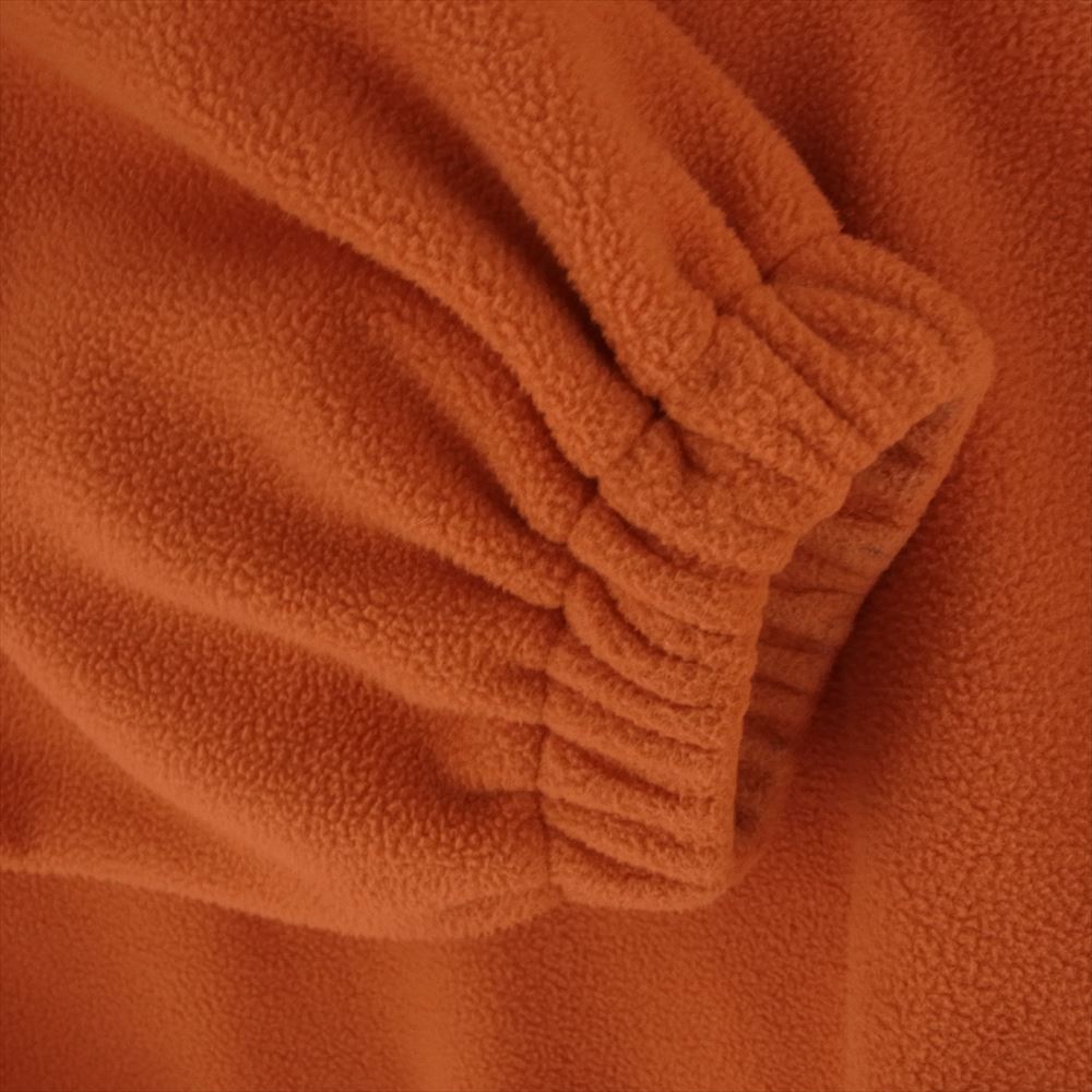 WTAPS ダブルタップス 23AW 232ATDT-CSM33 DEPST SWEATER POLY FORTLESS ハーフジップ フリース  オレンジ系 X 03【中古】