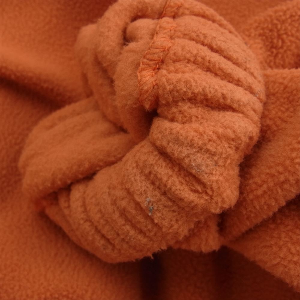 WTAPS ダブルタップス 23AW 232ATDT-CSM33 DEPST SWEATER POLY FORTLESS ハーフジップ フリース  オレンジ系 X 03【中古】