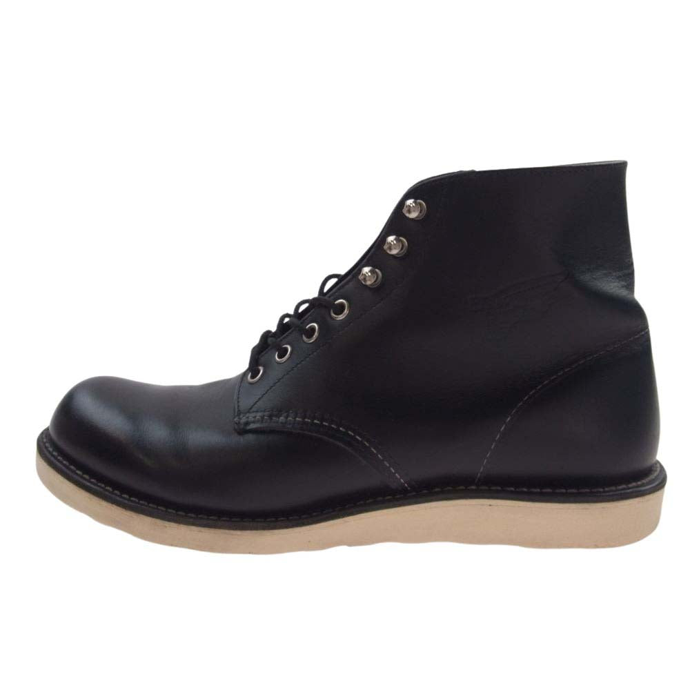 RED WING レッドウィング 8165 6inch PLAIN TOE プレーントゥ アイリッシュセッター ブーツ ブラック系 US10D【中古】
