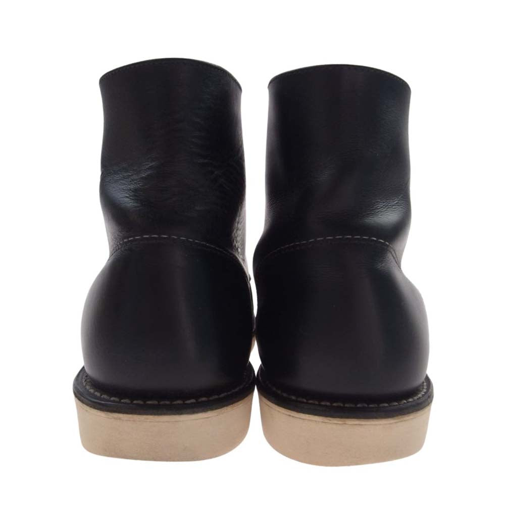 RED WING レッドウィング 8165 6inch PLAIN TOE プレーントゥ アイリッシュセッター ブーツ ブラック系 US10D【中古】
