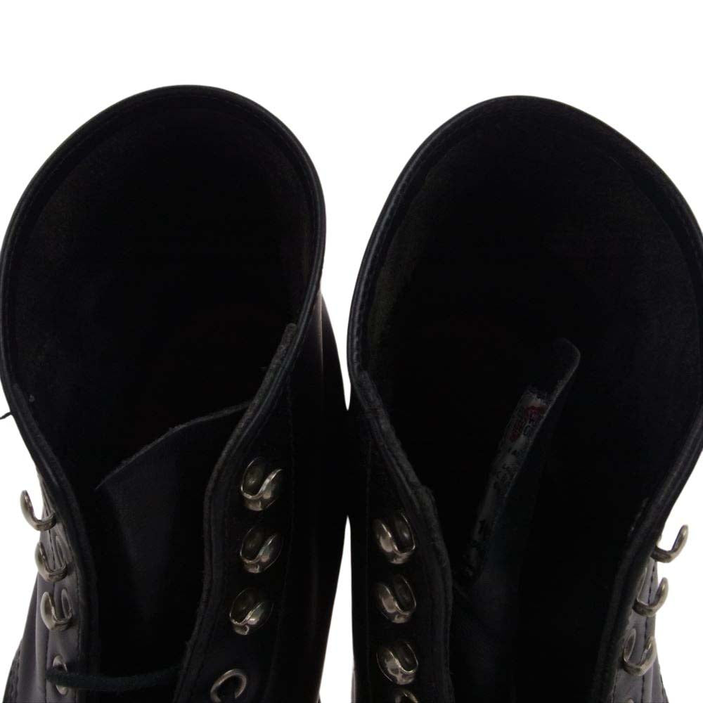RED WING レッドウィング 8165 6inch PLAIN TOE プレーントゥ アイリッシュセッター ブーツ ブラック系 US10D【中古】