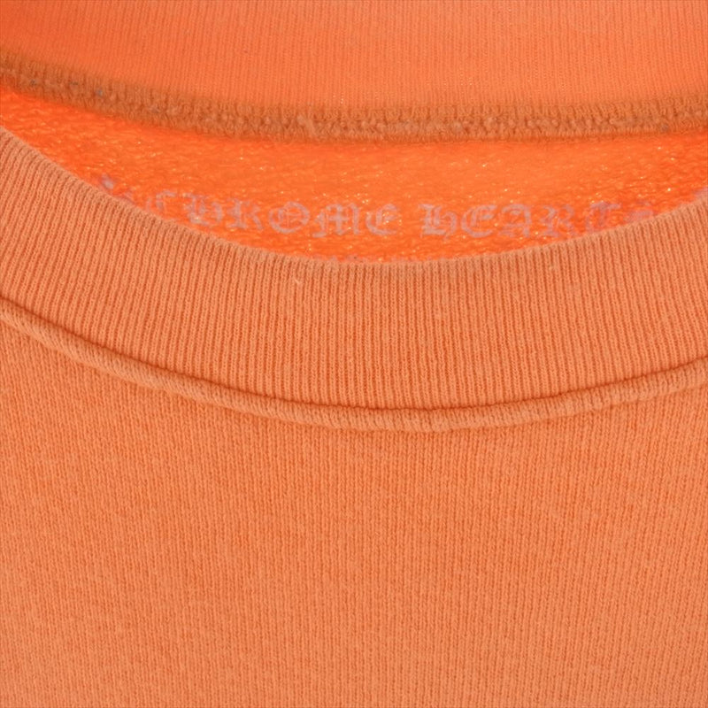 CHROME HEARTS クロムハーツ（原本無） 21SS × Matty Boy マッティボーイ Orange Link Sweatshirt スウェット オレンジ系 XL【中古】