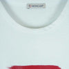 MONCLER モンクレール MAGLIA T-SHIRT マグリア ペンキ 刺繍 半袖 Tシャツ ホワイト系 M【中古】