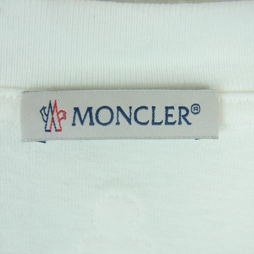 MONCLER モンクレール JW ANDERSON JWアンダーソン GARMENT DYED SS T-SHIRT ジーニアス 半袖 Tシャツ ホワイト系 S【中古】