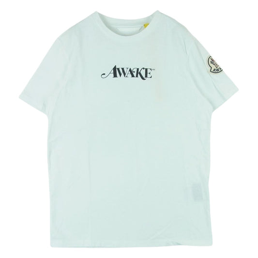 MONCLER モンクレール AWAKE NY アウェイク ニューヨーク 半袖 Tシャツ ホワイト系 S【中古】