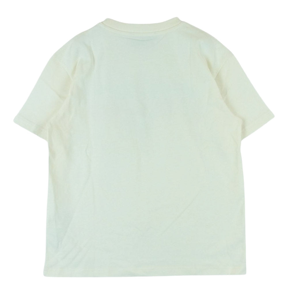 GUCCI グッチ 19SS Blade Print Tee ブレードプリント ロゴ 半袖 Tシャツ オフホワイト系 クリーム色系 XS【美品】【中古】