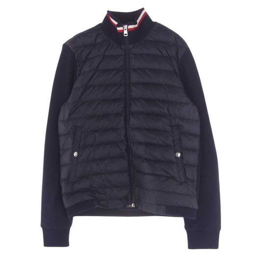 MONCLER モンクレール MAGLIA CARDIGAN マグリア カーディガン 切替 ダウン トラック ジャケット ネイビー系 M【中古】