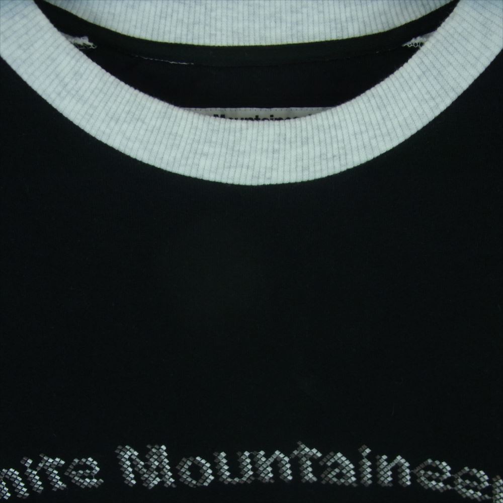 WHITE MOUNTAINEERING ホワイトマウンテニアリング WM2373516 EMBROIDERY PULLOVER エンブロイダリー ラグラン スウェット プルオーバー ブラック系 オフホワイト系 1【中古】