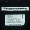 WHITE MOUNTAINEERING ホワイトマウンテニアリング WM2373516 EMBROIDERY PULLOVER エンブロイダリー ラグラン スウェット プルオーバー ブラック系 オフホワイト系 1【中古】