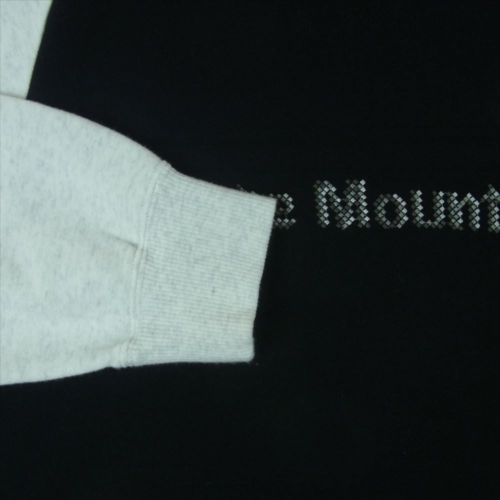 WHITE MOUNTAINEERING ホワイトマウンテニアリング WM2373516 EMBROIDERY PULLOVER エンブロイダリー ラグラン スウェット プルオーバー ブラック系 オフホワイト系 1【中古】