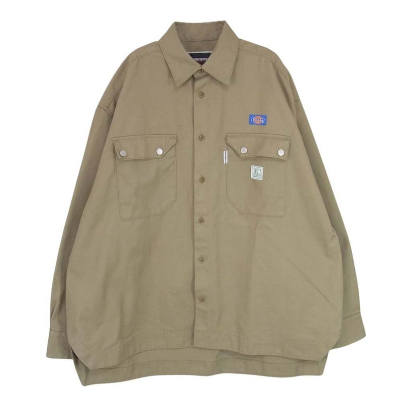 マインドシーカー × DICKIES ディッキーズ SHIRT シャツ ジャケット ベージュ系 44【中古】