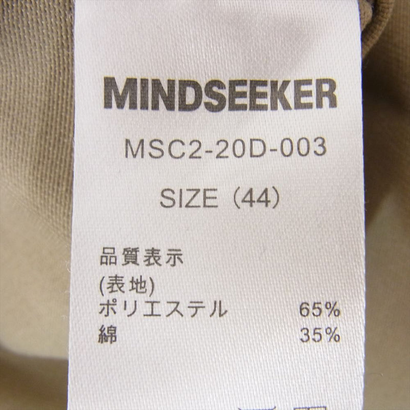 マインドシーカー × DICKIES ディッキーズ SHIRT シャツ ジャケット ベージュ系 44【中古】