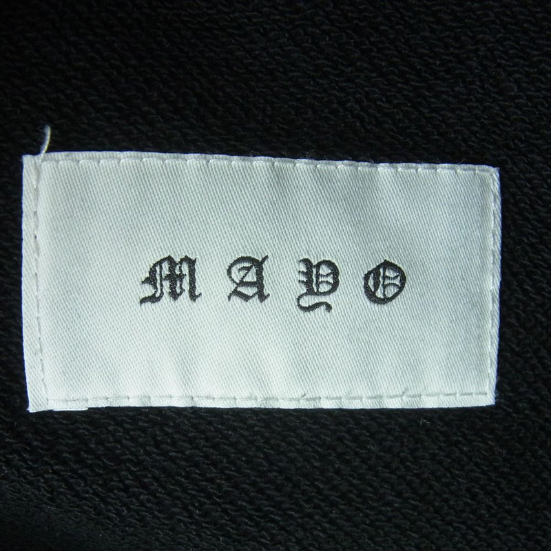 メイヨー 22MY-SWPT2202 Embroidery Fire Lounge Sweat pants ファイヤーパイル ロゴ刺繍 スウェットパンツ ブラック系 L【中古】