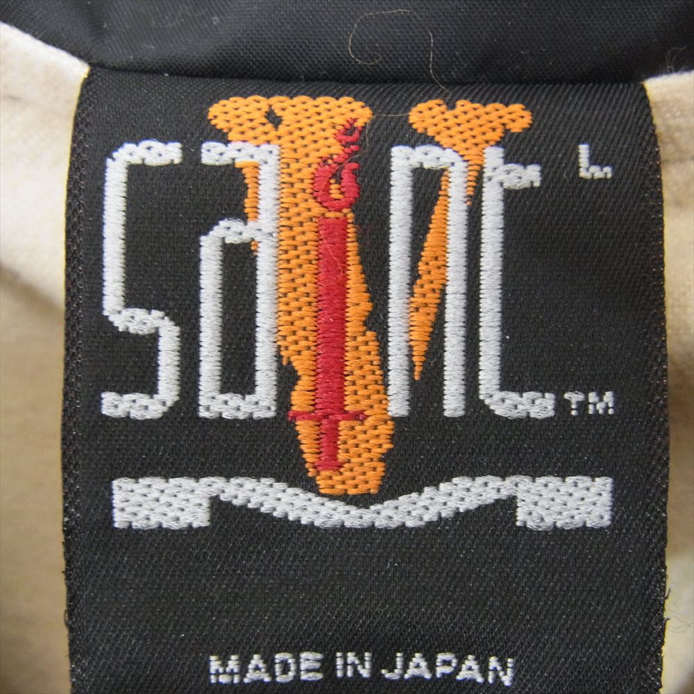 SAINT MICHAEL セントマイケル SM-A22-0000-082 【難有】VL COACH JACKET SKULL ヴィーロンコーチ ジャケット ブラック系 L【中古】
