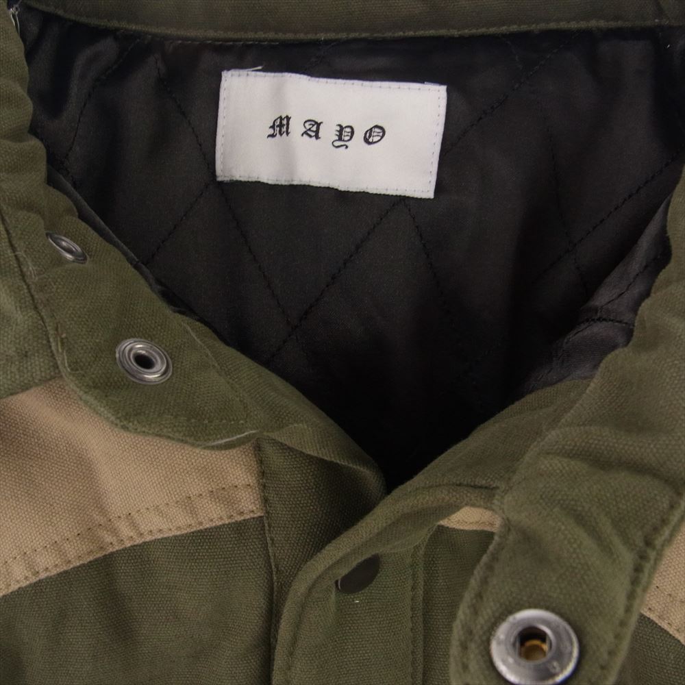 メイヨー 22MY-SHJK2201 Embroidery Maria Shirt Jacket エンブロイダリー マリア シャツ ジャケット カーキ系 XL【中古】