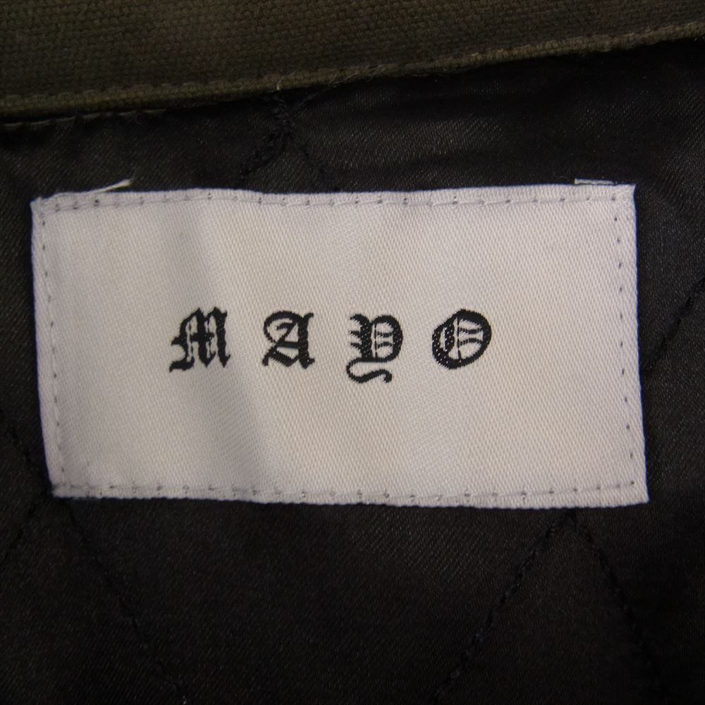 メイヨー 22MY-SHJK2201 Embroidery Maria Shirt Jacket エンブロイダリー マリア シャツ ジャケット カーキ系 XL【中古】