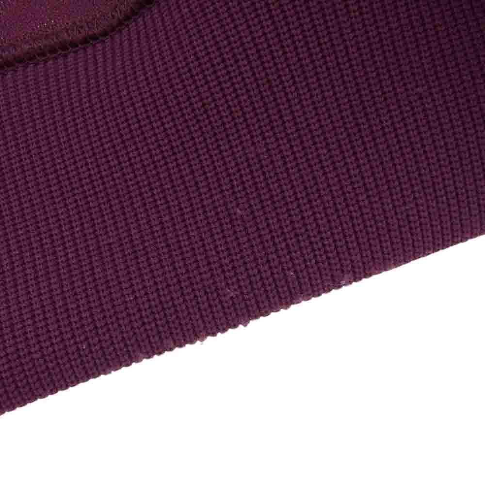 Needles ニードルス NS245 TRACK CREW NECK SHIRT POLY SMOOTH トラック クルーネック プルオーバー スウェット ワインレッド系 L【中古】