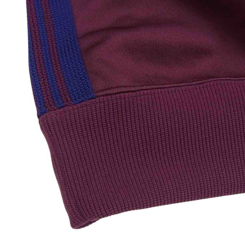 Needles ニードルス NS245 TRACK CREW NECK SHIRT POLY SMOOTH トラック クルーネック プルオーバー スウェット ワインレッド系 L【中古】