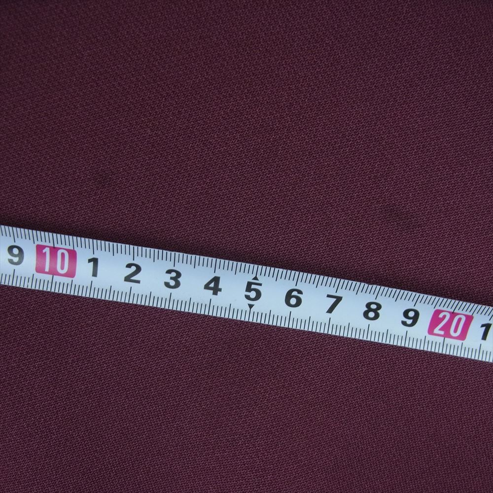 Needles ニードルス NS245 TRACK CREW NECK SHIRT POLY SMOOTH トラック クルーネック プルオーバー スウェット ワインレッド系 L【中古】