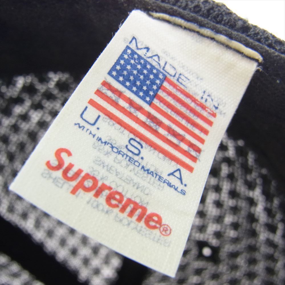 Supreme シュプリーム 22SS CLASSIC LOGO AIR MESH クラシックロゴ エア メッシュ キャップ 帽子 ブラック系【中古】