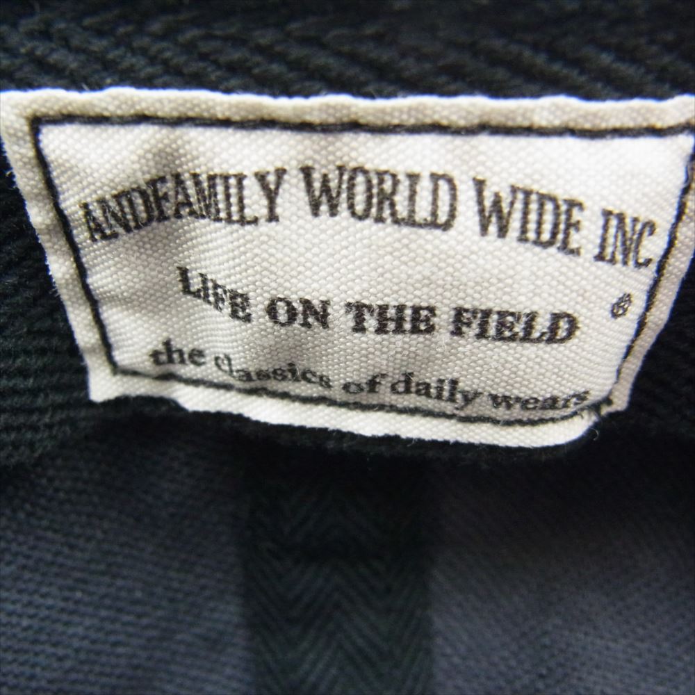 ANDFAMILYS アンドファミリー SP-22022 SULFIDE DUCK CAP ダック キャップ グレー系 FREE【美品】【中古】