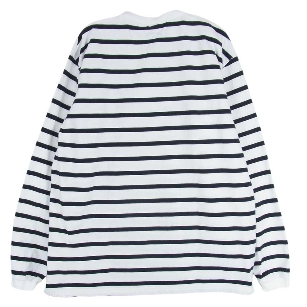 ANDFAMILYS アンドファミリー XX-22011P CN L/S Border Tee Big Chug クルーネック ボーダー 長袖 Tシャツ ブラック系 L【極上美品】【中古】