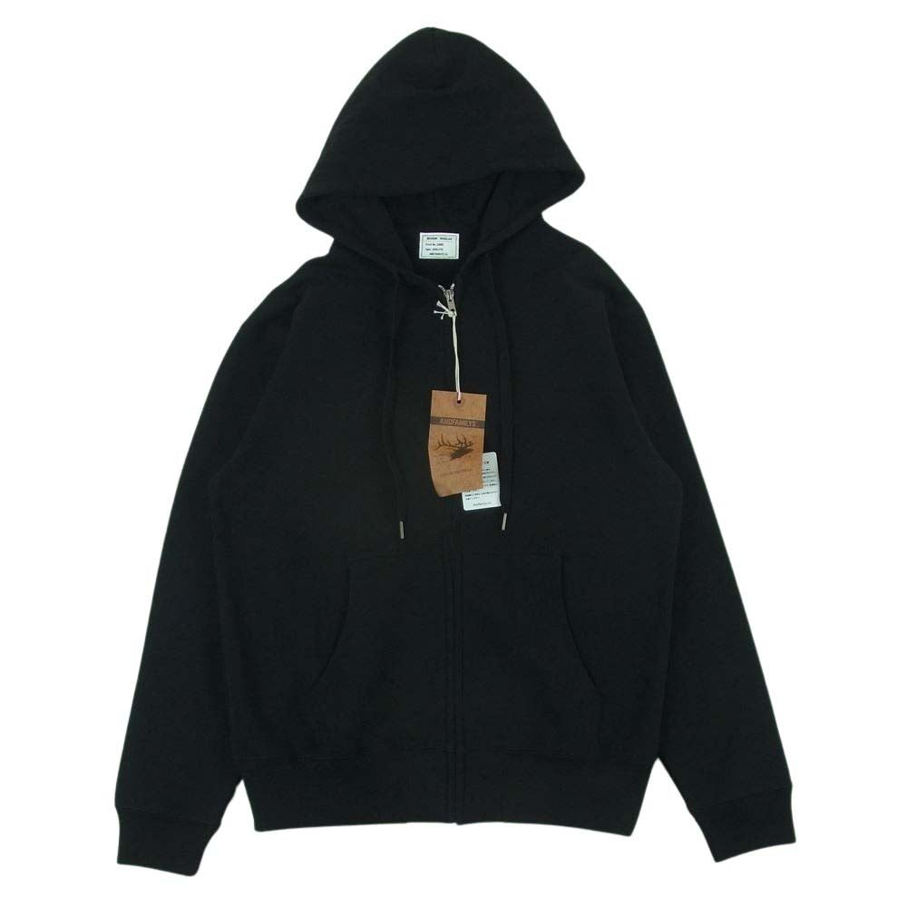 ANDFAMILYS アンドファミリー XX-23082 FULL ZIP Parka フルジップ パーカー ブラック ブラック系 M【美品】【中古】