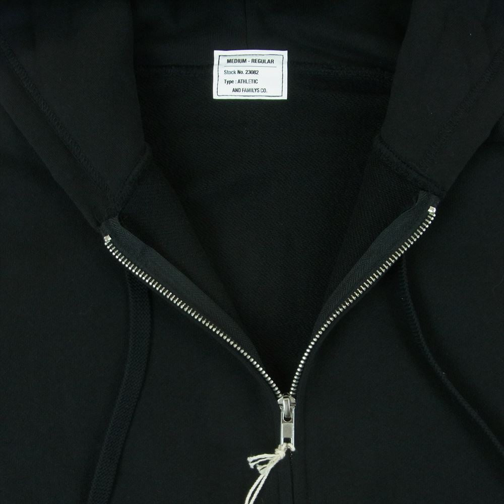 ANDFAMILYS アンドファミリー XX-23082 FULL ZIP Parka フルジップ パーカー ブラック ブラック系 M【美品】【中古】
