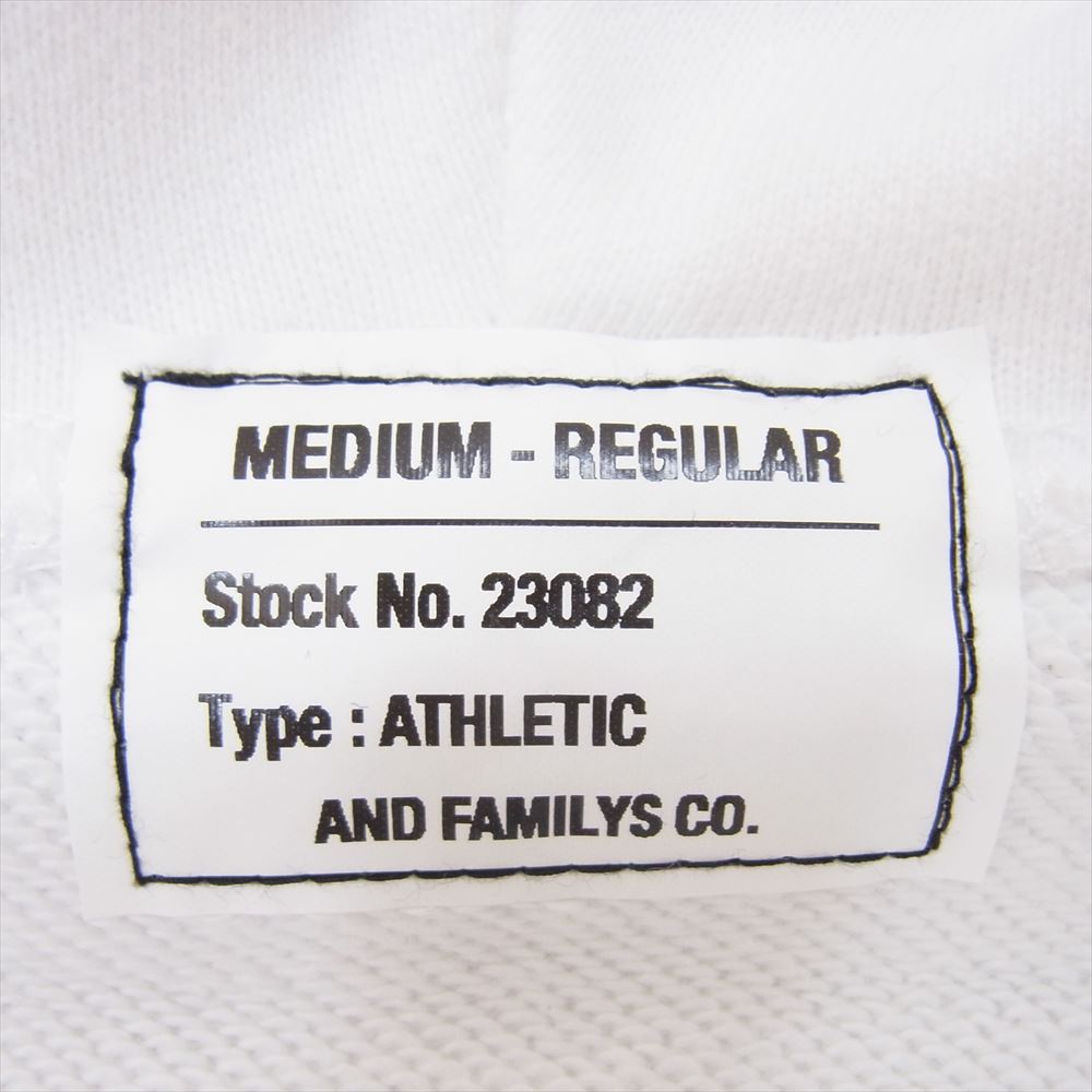 ANDFAMILYS アンドファミリー XX-23082 FULL ZIP Parka フルジップ パーカー ホワイト系 M【美品】【中古】