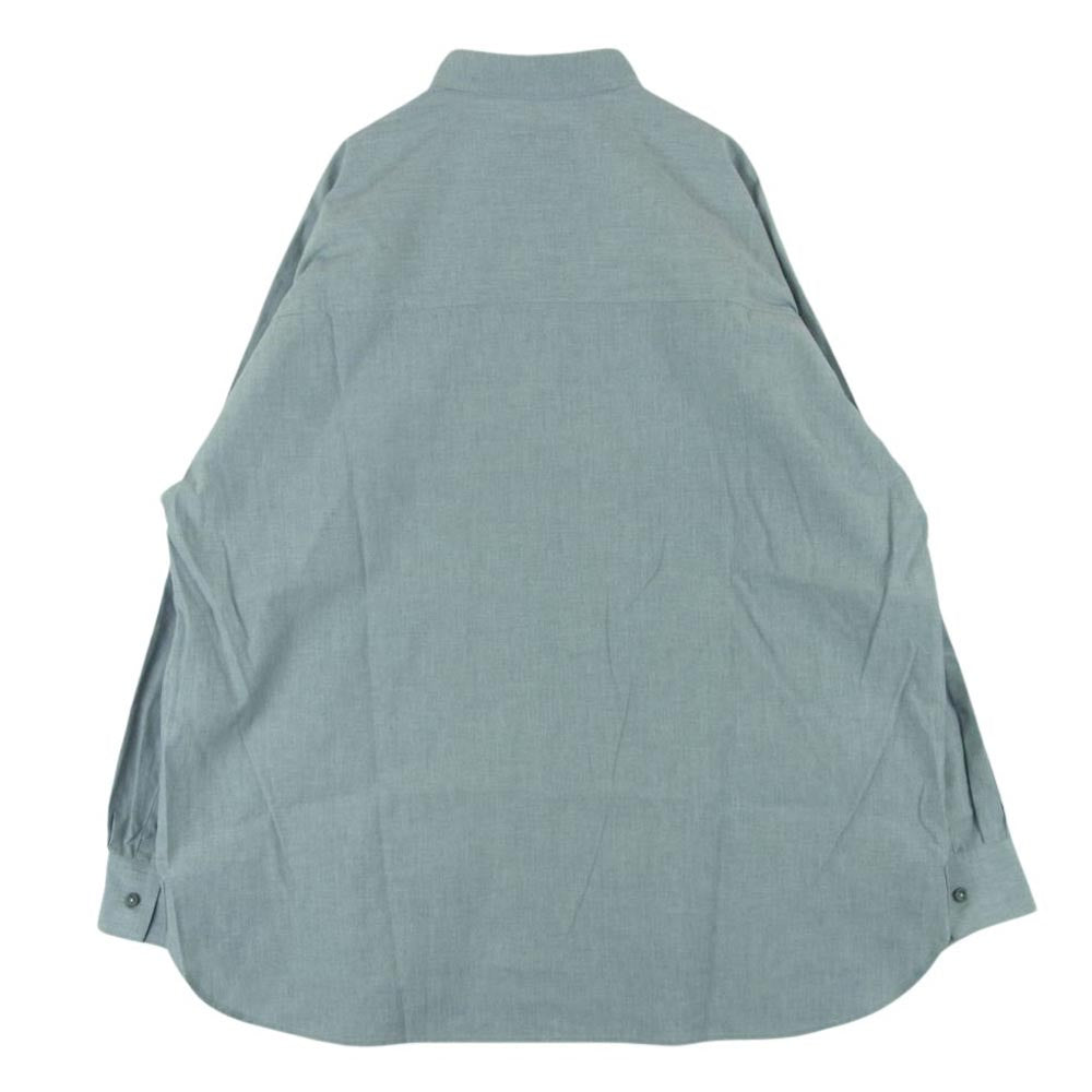 ANDFAMILYS アンドファミリー SHI-2304733 INDIGO WIDE BD SHIRTS インディゴ ボタンダウン 長袖 シャツ グレー系 XL【極上美品】【中古】