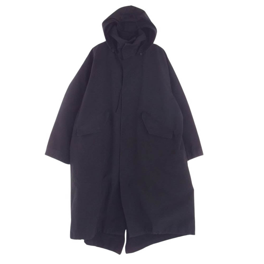 HYKE ハイク 202-17249 M-65 TYPE ミリタリー モッズコート ブラック系 1【中古】