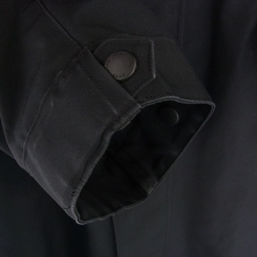 HYKE ハイク 202-17249 M-65 TYPE ミリタリー モッズコート ブラック系 1【中古】