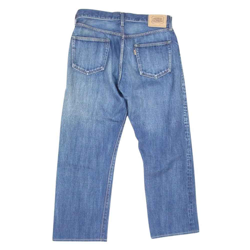 STANDARD CALIFORNIA スタンダードカリフォルニア SD 5P Denim Pants S901 Vintage Wash ボタンフライ ヴィンテージ ウォッシュ 加工 デニム パンツ インディゴブルー系 32【極上美品】【中古】