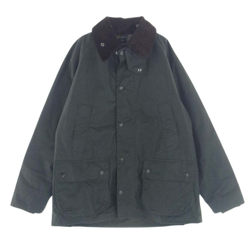 Barbour バブアー 231MWX0018 BEDALE ビデイル ワックス オイルド コットン ブルゾン ジャケット ダークグリーン系 38【極上美品】【中古】