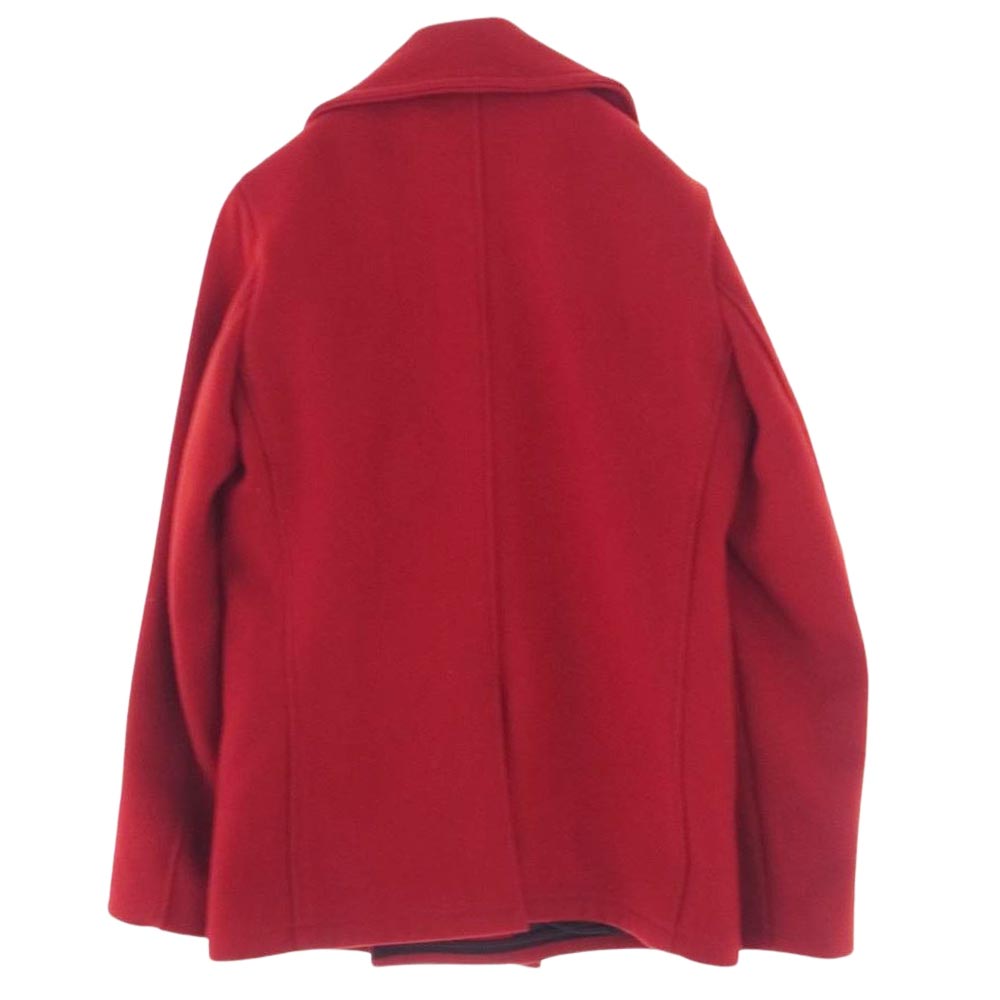 schott ショット 753US PEA COAT 24oz ウール ピーコート レッド系 34【中古】