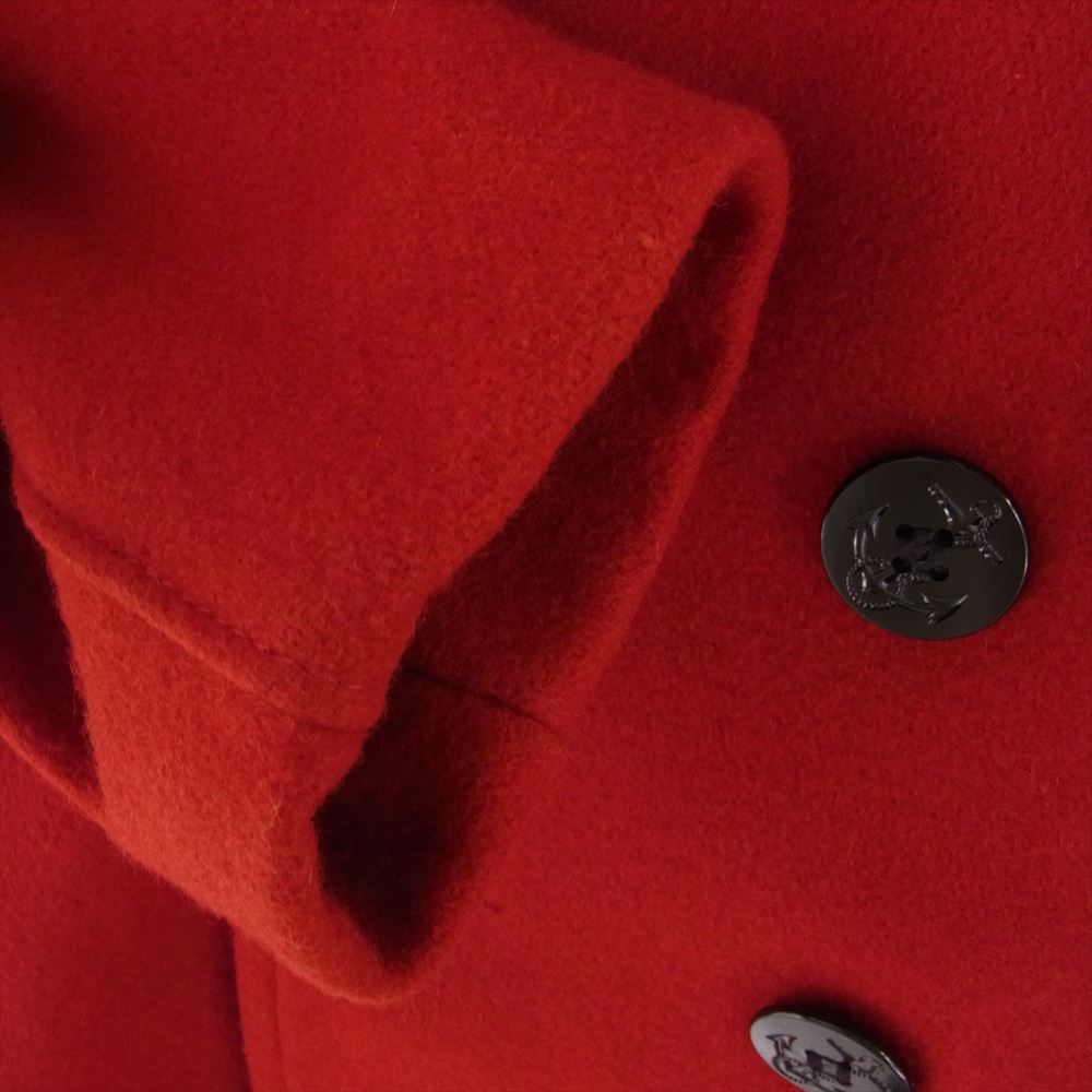 schott ショット 753US PEA COAT 24oz ウール ピーコート レッド系 34【中古】