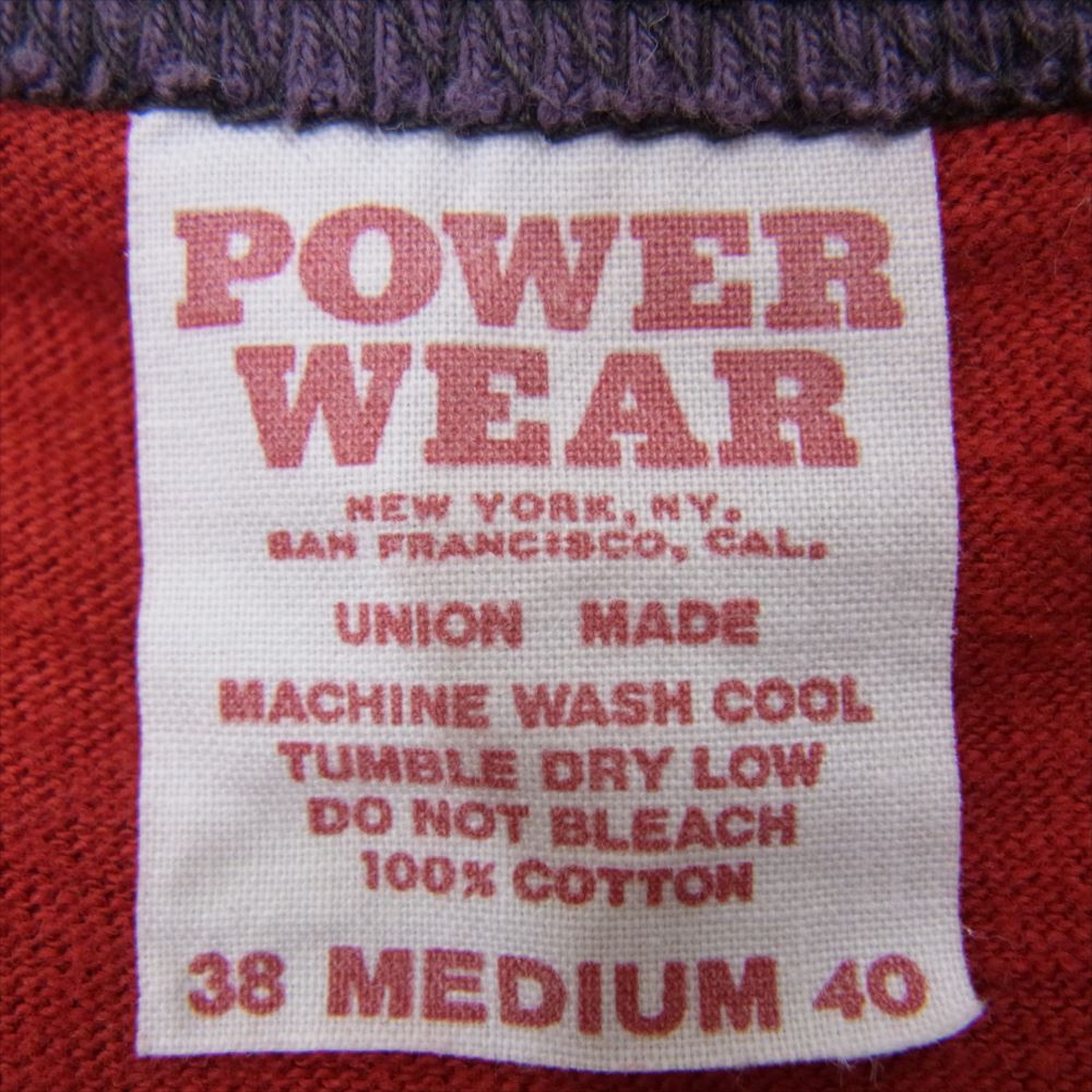 FREEWHEELERS フリーホイーラーズ POWER WEAR パワーウェア 半袖 Tシャツ ホワイト系 M【中古】