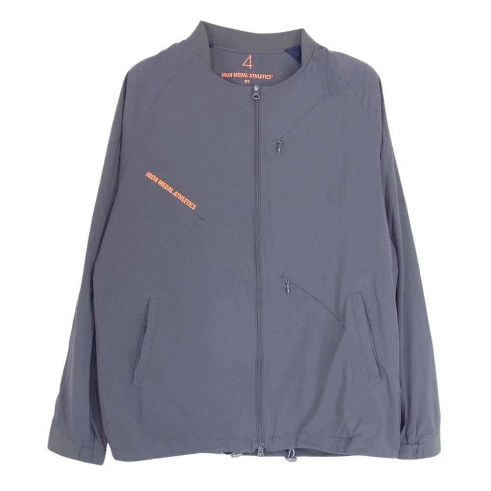 アイロンメダルアスレティクス IMF15501 ロゴプリント フルジップ  ジャケット ブルゾン グレー系 2【中古】