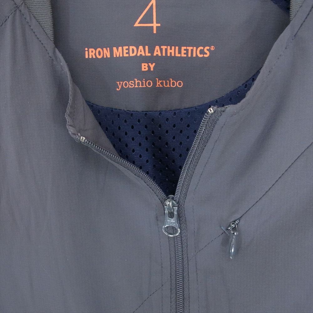 アイロンメダルアスレティクス IMF15501 ロゴプリント フルジップ  ジャケット ブルゾン グレー系 2【中古】