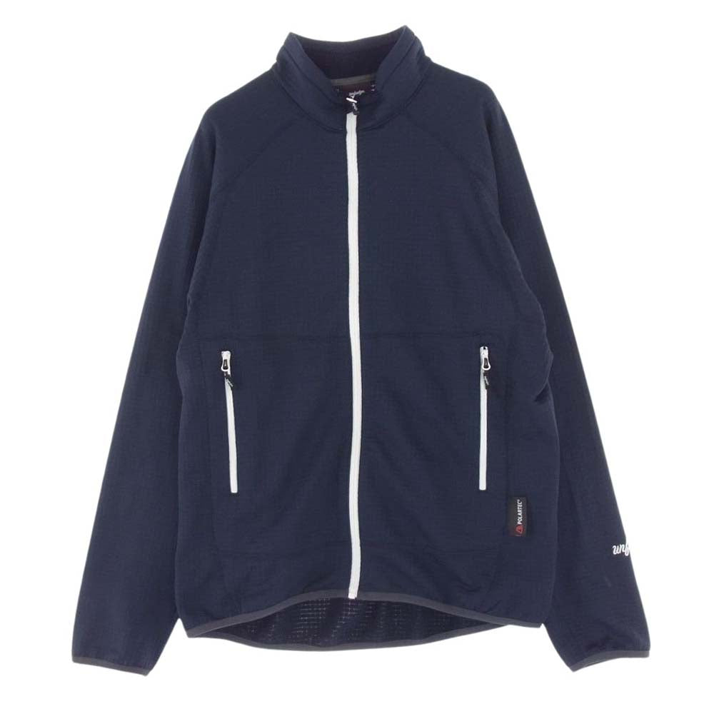 アンファッジ UN2000 FLEECE フルジップ ジップアップ フリースジャケット ネイビー系 M【中古】