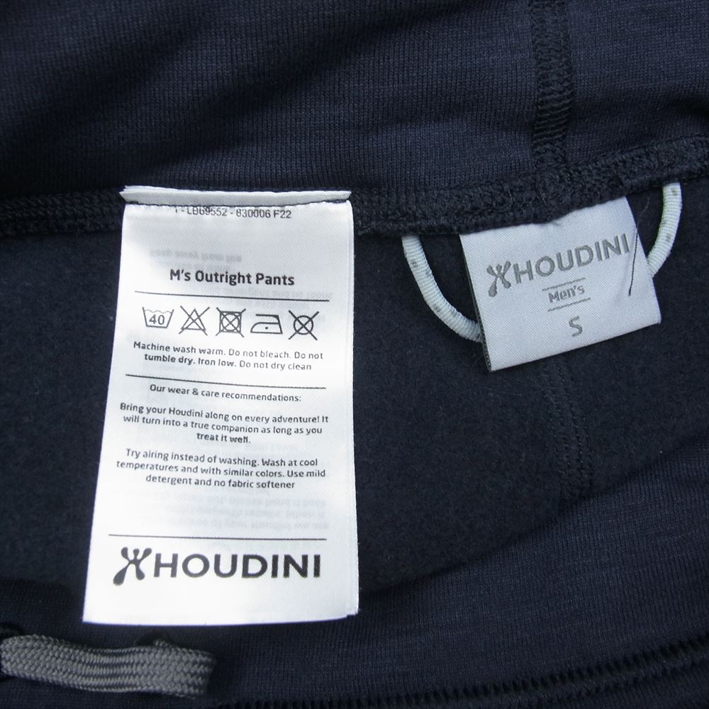 フーディニ 830006 M's Outright Pants アウトライトスウェットパンツ ネイビー系 S【中古】