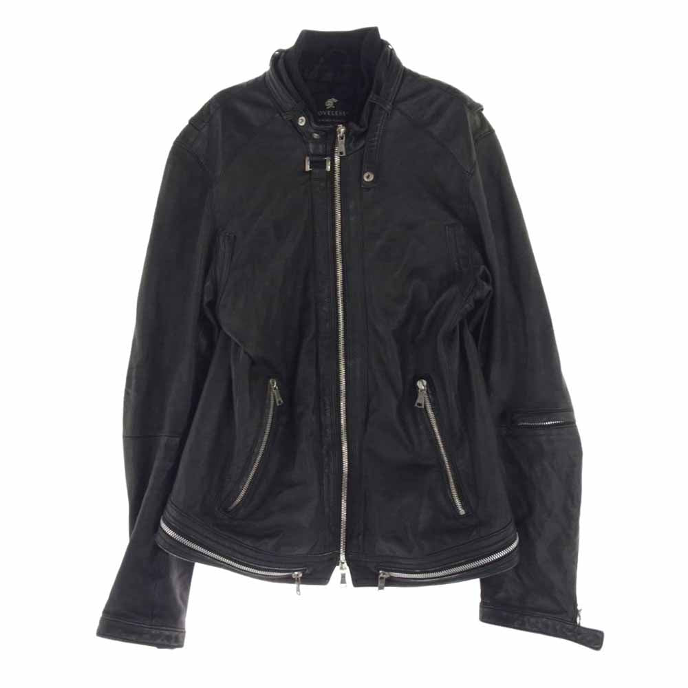 【極美品】ラブレス レザージャケット シングルライダース ラムレザー 黒 L LOVELESS - 未使用 タグ付 L ラブレス ラムレザー シングル ライダース