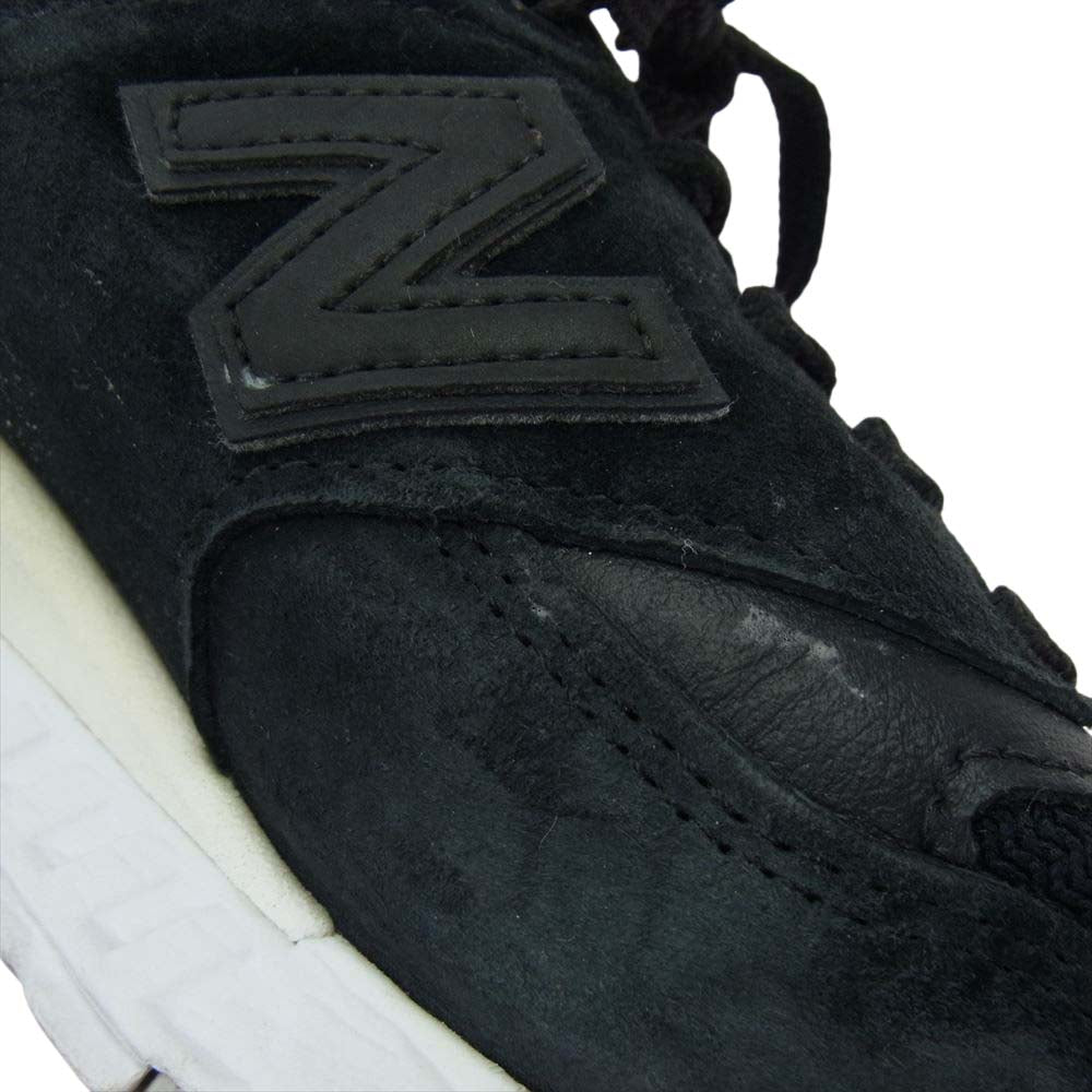 NEW BALANCE ニューバランス M998NJ USA製 スエード ローカット スニーカー ブラック系 26.5【中古】