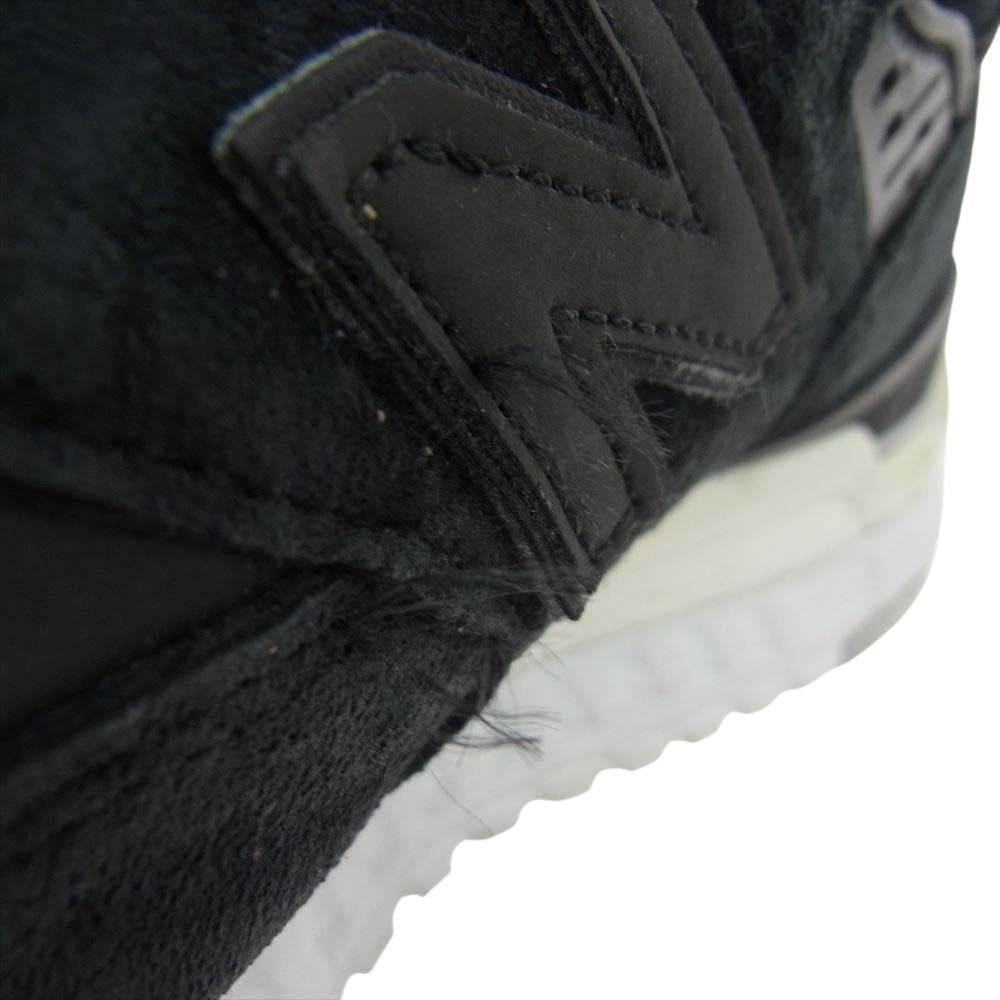 NEW BALANCE ニューバランス M998NJ USA製 スエード ローカット スニーカー ブラック系 26.5【中古】