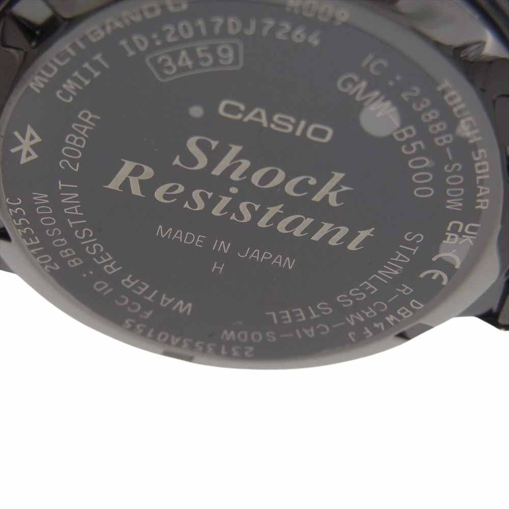CASIO G-SHOCK カシオ ジーショック GMW-B5000D-1JF フルメタル ソーラー電波時計 Bluetooth? スマートフォンアプリリンク スーパーイルミネーター 腕時計 シルバー系【極上美品】【中古】